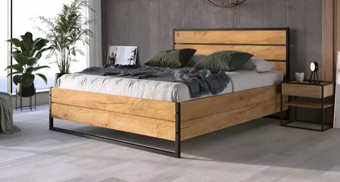 łóżko sypialniane 160x200 z pojemnikiem